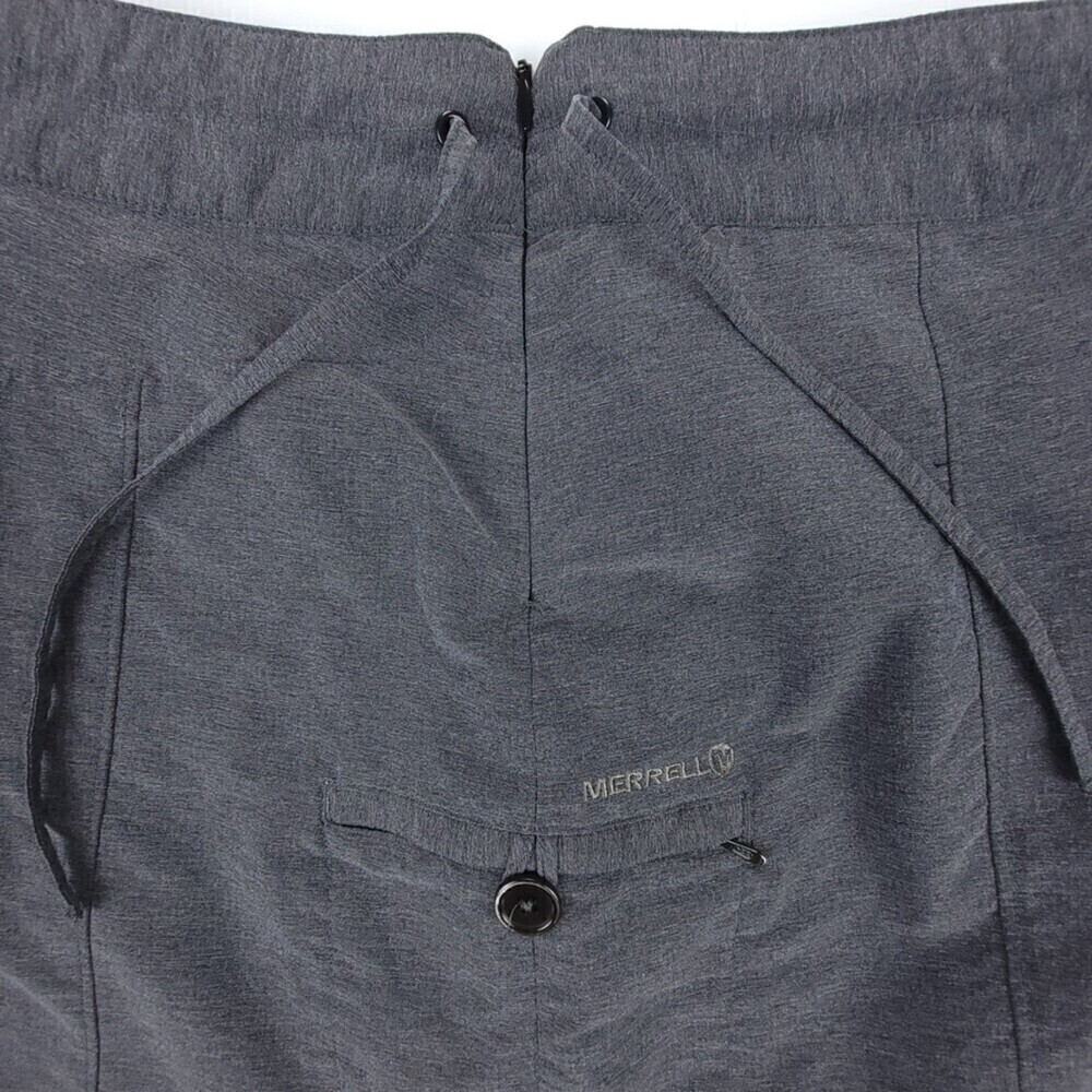 NEW Merrell Opti-Wick UPF 50 High Rise Hiking Ripstop Cargo Skirt Gray Womens 4 - Picture 6 of 9